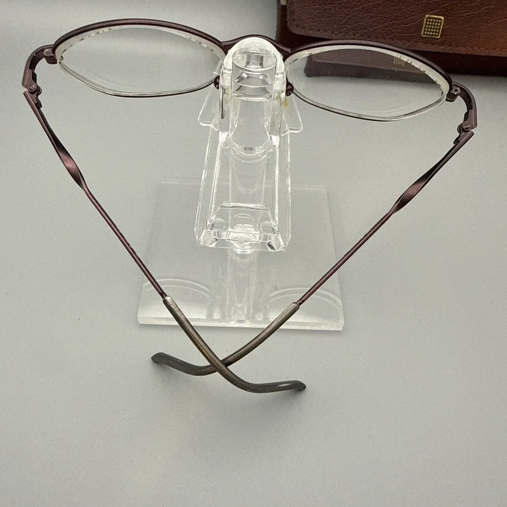 RALPH LAUREN POLO AUTHENTIC VINTAGE EYEGLASS FRAMES RL647 FULL RIM OVAL PLUM HOT